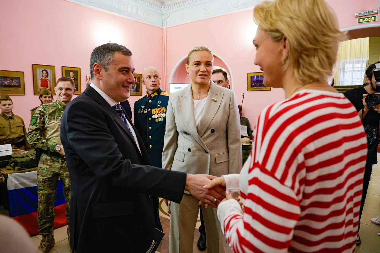 Встреча Ольги Кадейкиной с губернатором Курской области и сенатором